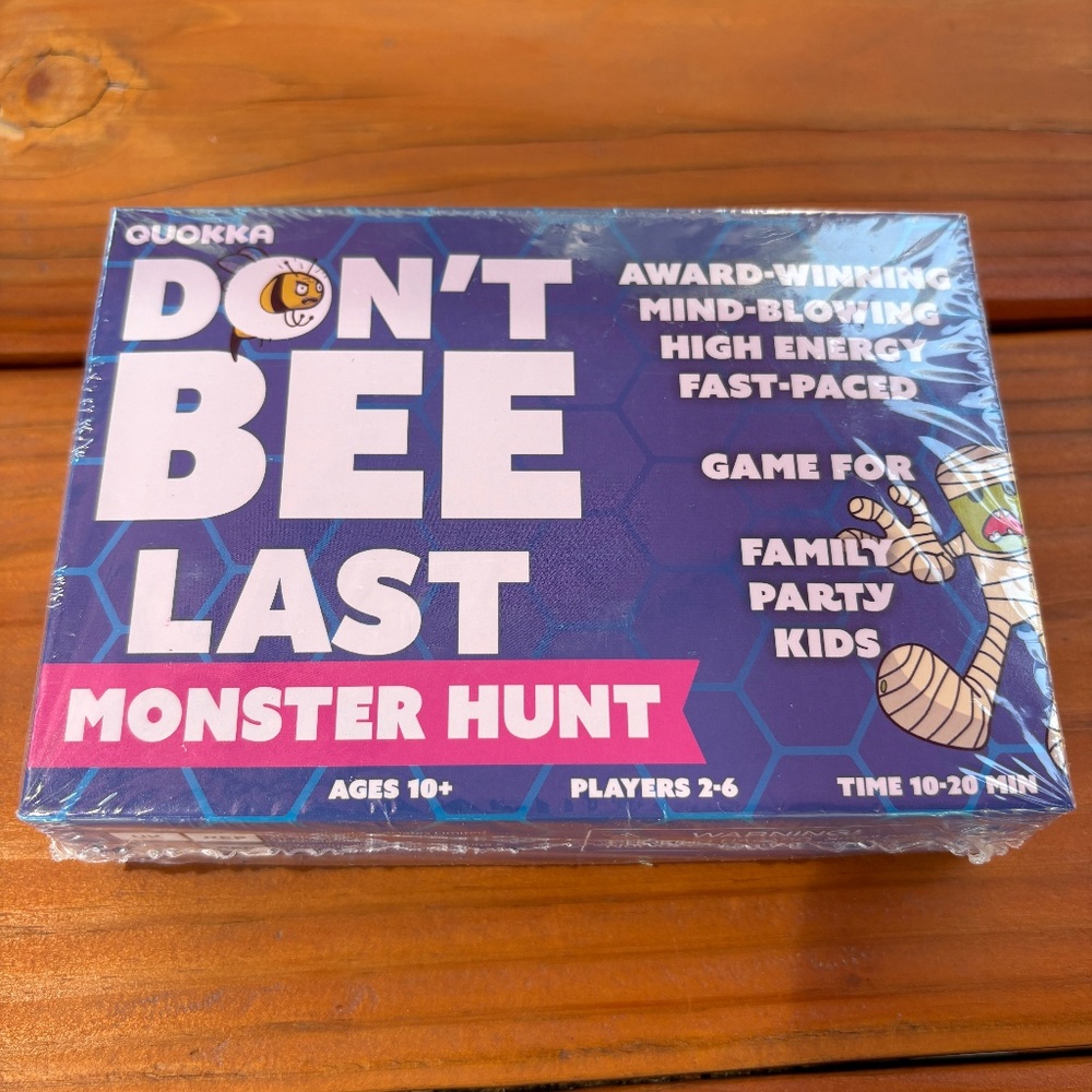NWT Game "Don't Bee Last Monters Hunt" by Quokka, Family and Kids